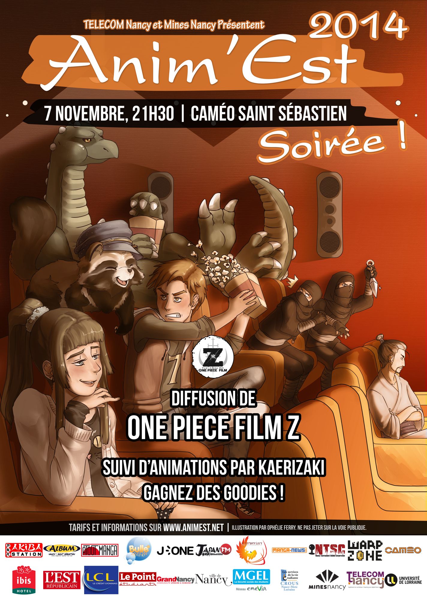 Affiche de l'année 2014soirée